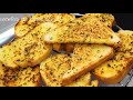 HACER PAN DE AJO  ( SIN HORNO ) EN 2 MINUTOS RECETA FÁCIL , RÁPIDA Y ECONÓMICA