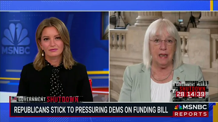Senator Murray Joins Katy Tur on MSNBC to Discuss Republican Shutdown