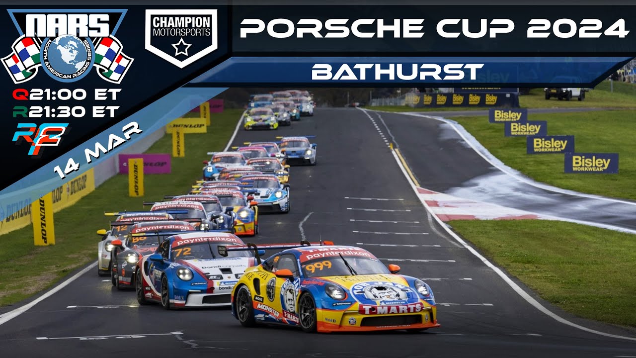 NARS Porsche Carrera Cup 2024 Bathurst YouTube