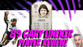 ICON 89 GARY LINEKER Best striker  *PLAYER REVIEW* FIFA 21 ULTIMATE TEAM