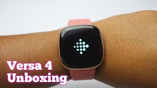Fitbit Versa 4 Unboxing Copper Rose