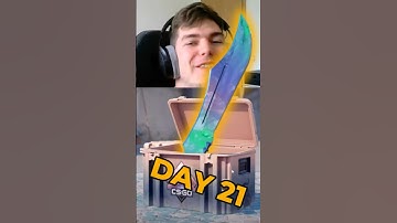 Day 21 – HUNTING my first ever GOLD ! 🔥 (Daily CS2 Case Opening)