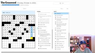 NYT Crossword Solve - Monday, October 4, 2021 screenshot 2