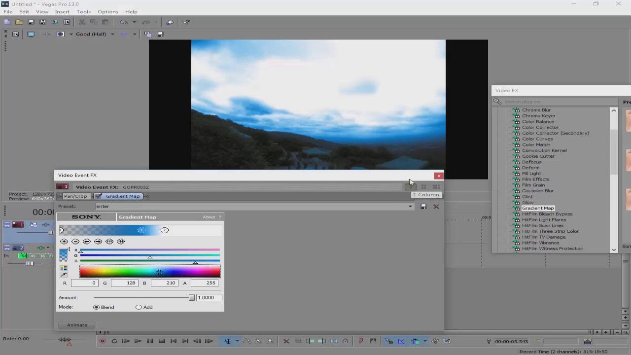 كيف تسوي زوم للمقطع و تحكم بالمقطع Sony Vegas 13 Youtube