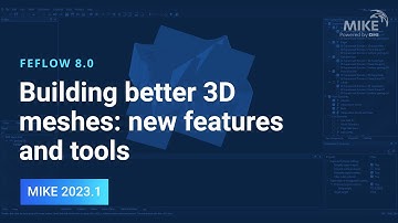 FEFLOW | Building better 3D meshes with FEFLOW 8.0: New features and tools