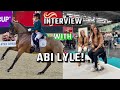 Interview with abi lyle at the nes chatting all things horses training and the run up to paris