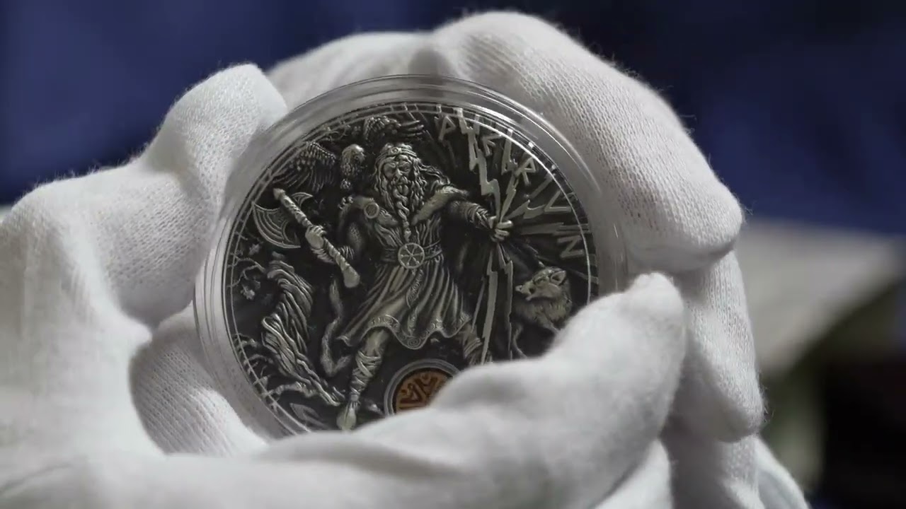 斯拉夫雷霆閃電之神銀幣