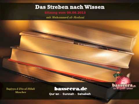 Muhammed al-Madani - Das Streben nach Wissen