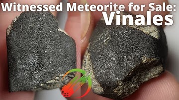 ☄️ Own a REAL Meteorite!! ☄️ Viñales 17.06g for $245 w/flow lines fell in Cuba