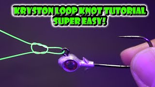Easiest Fishing Loop Knot To Tie and Mistakes people make (Kryston Loop knot tutorial)