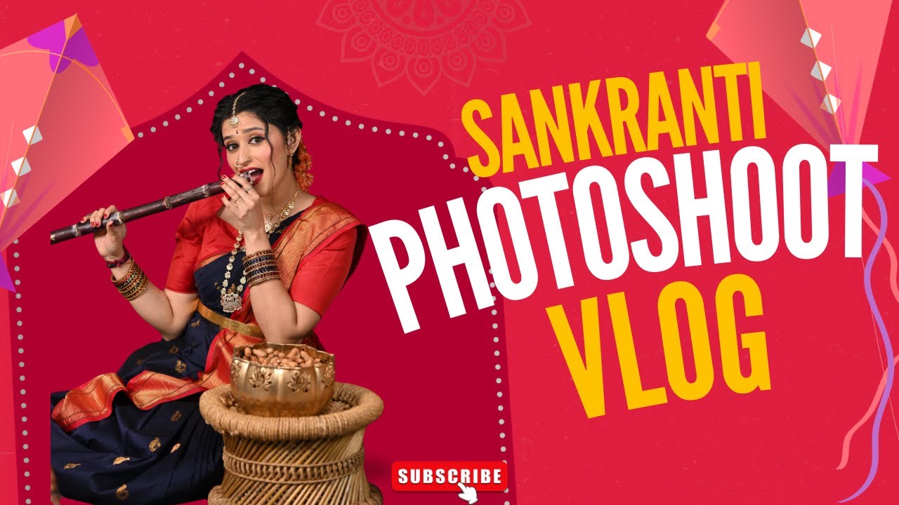 Behind the Scenes of my Sankranti Photoshoot!🎋✨