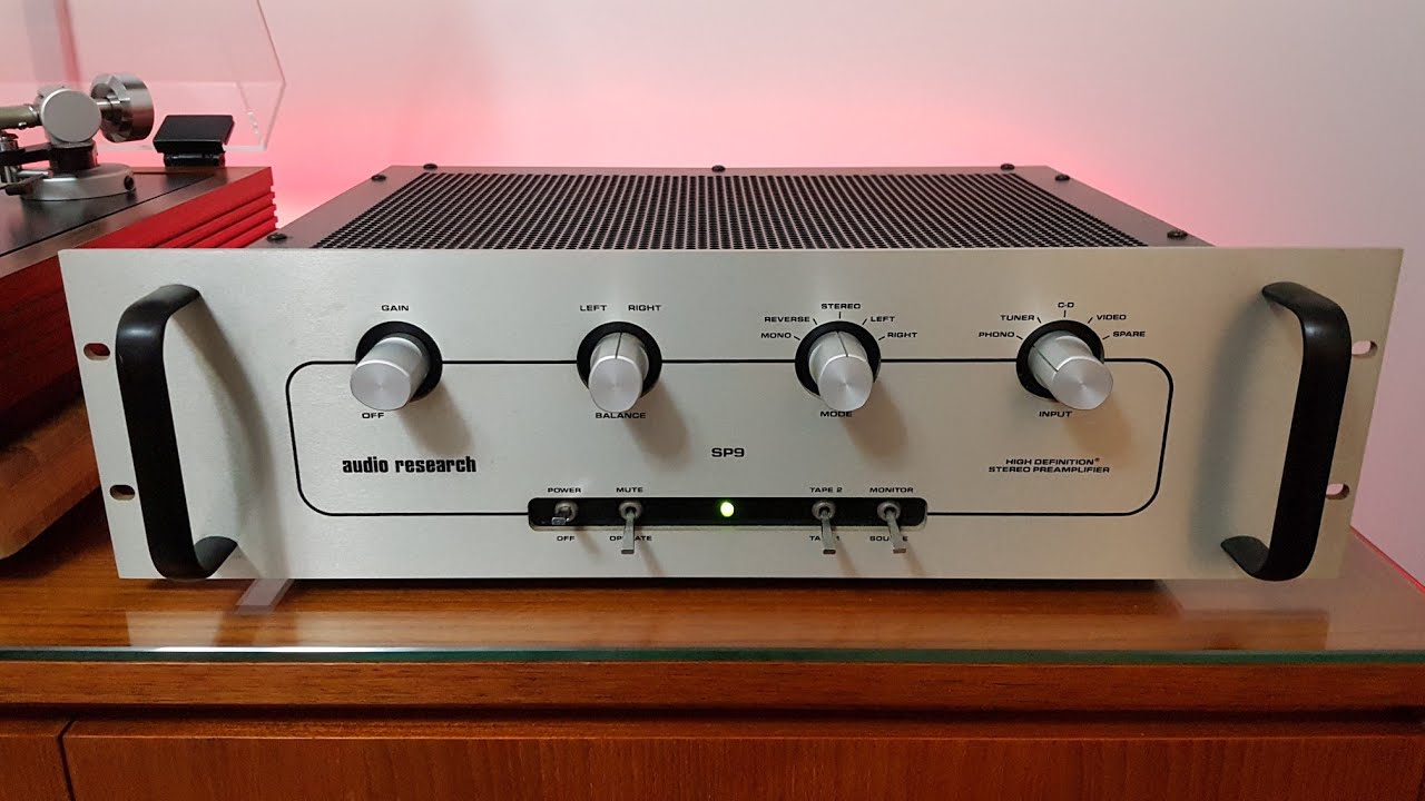 Linn Sondek LP12 and Audio Research SP9 phono stage YouTube