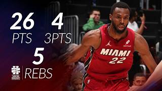 Andrew Wiggins 26 Pts 4 Threes 5 Rebs Vs Jazz 2526 Season