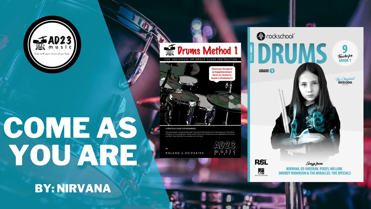 Come As You Are | Rockschool Drums Grade 1 2024
