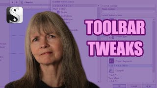 Scrivener 1 for Windows: Customising the Toolbars