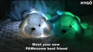 Dog Plushie Lights Up For Children Who Are Afraid Of The Dark