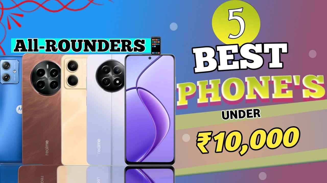 TOP 5 BEST 5G SMARTPHONE UNDER ₹10000 ! BEST PHONE UNDER 10000 ! - YouTube