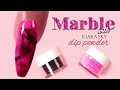 Marble Nail Art Tutorial with Dip Powder