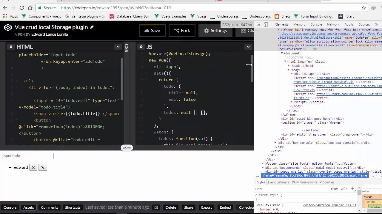 Perform CRUD Operations with Local Storage Data - YouTube