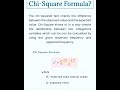 Understanding the Chi-Square Formula in Statistics 📊