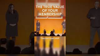 Members don’t want more “stuff” - they want progress, results and transformation. #membership