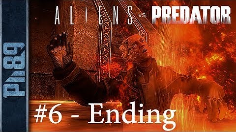 Aliens Vs Predator Gameplay Walkthrough Part #6 - Marine Campaign Mission 6: Pyramid (Ending)