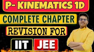 KINEMATICS 1D | Class11th complete Revision in 24min|JEE2024