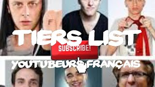 Tiers list spécial youtubeurs français 💪