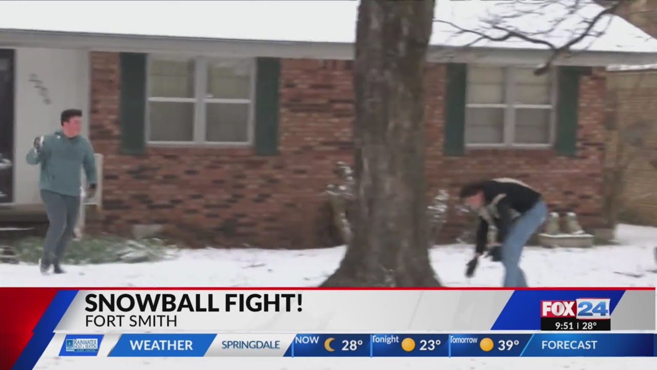 Fort Smith teens have fun in the snow
