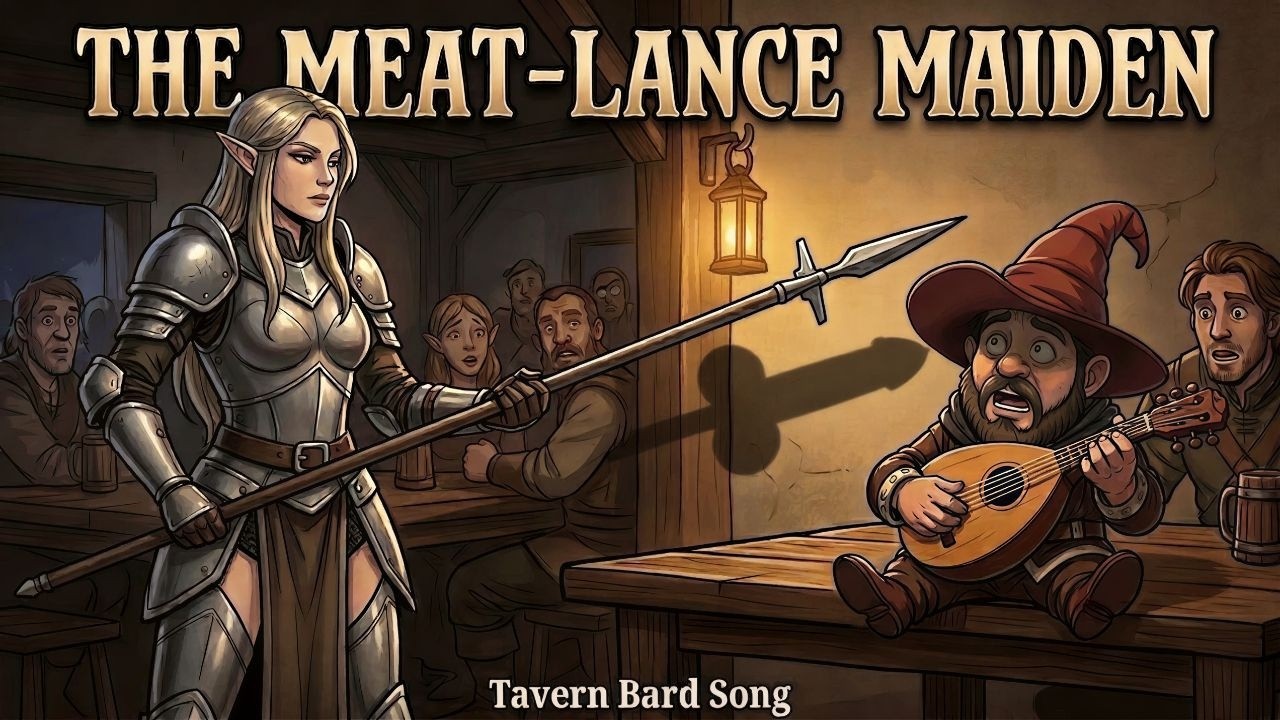 Watch The Ballad of the Meat-Lance Maiden | Funny Tavern Song for RPG & DnD | Fantasy Folk on YouTube Watch The Ballad of the Meat-Lance Maiden | Funny Tavern Song for RPG & DnD | Fantasy Folk on YouTube