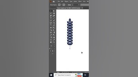 How To Create A Leaf Laurel - Adobe Illustrator Tutorial