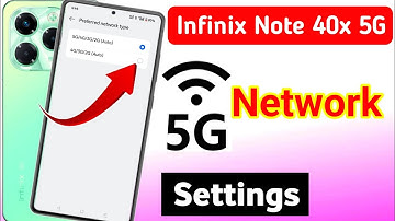 Infinix note 40x 5g network settings | infinix note 40x me 5g network kaise laye