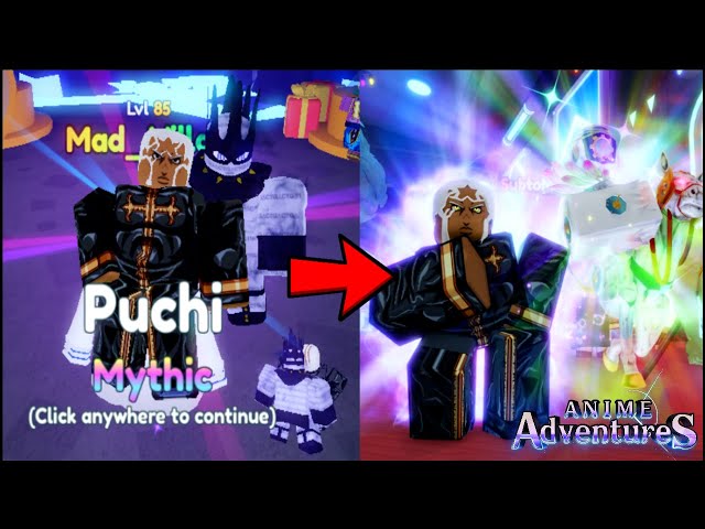 Roblox: How to Evolve Pucci in Anime Adventures