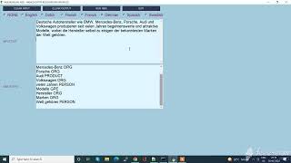 Multilingual NER Interface Wealth