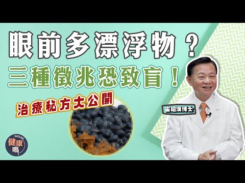 飛蚊症要治療嗎？忽視三種徵兆恐致盲｜中西合璧拯救視力｜雲霧移睛原來與眼睛有關？｜健康嗎｜問問崔博士