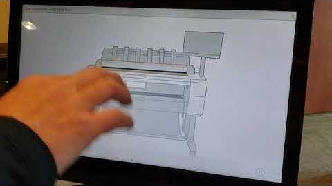 How to Scan to File on a HP DesignJet T2600