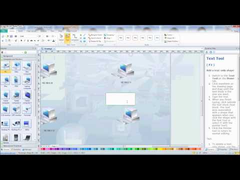 Making a network map using Edraw...
