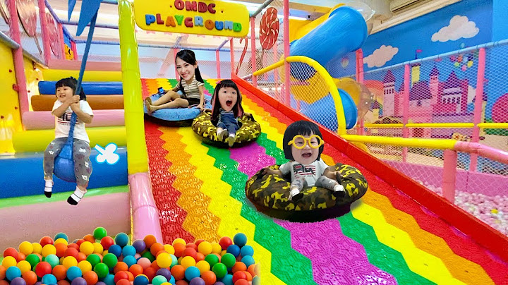 Main Perosotan Serodotan Warna Warni Mandi Bola - Playground Anak Di Dokter Gigi