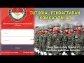 Pendaftaran Komcad di Website