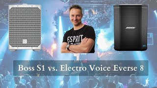 Test Reproduktorů Boss S1 vs  Electro Voice Everse 8 vs JBL