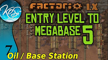 Factorio 1.X Entry Level to Megabase 5 - 7 - STARTING OIL & BASE TRAIN STATION! - Guide, Tutorial