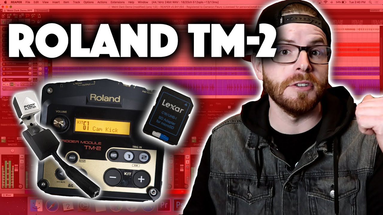 How to use the Roland TM-2 Trigger Module - YouTube