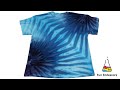 How To Make An Incline Double Fan Fold Ice Dye Shirt