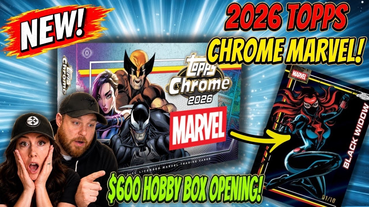 We Opened 1 x Topps Chrome Marvel Hobby Box... Was It Worth It?