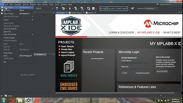 crear un projecto en MPLAB X  UTP 2018