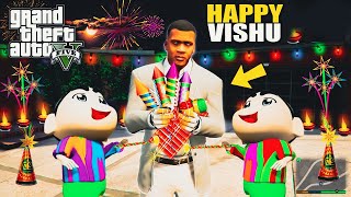 GTA 5: Franklin and Shinchan Celebrating Vishu