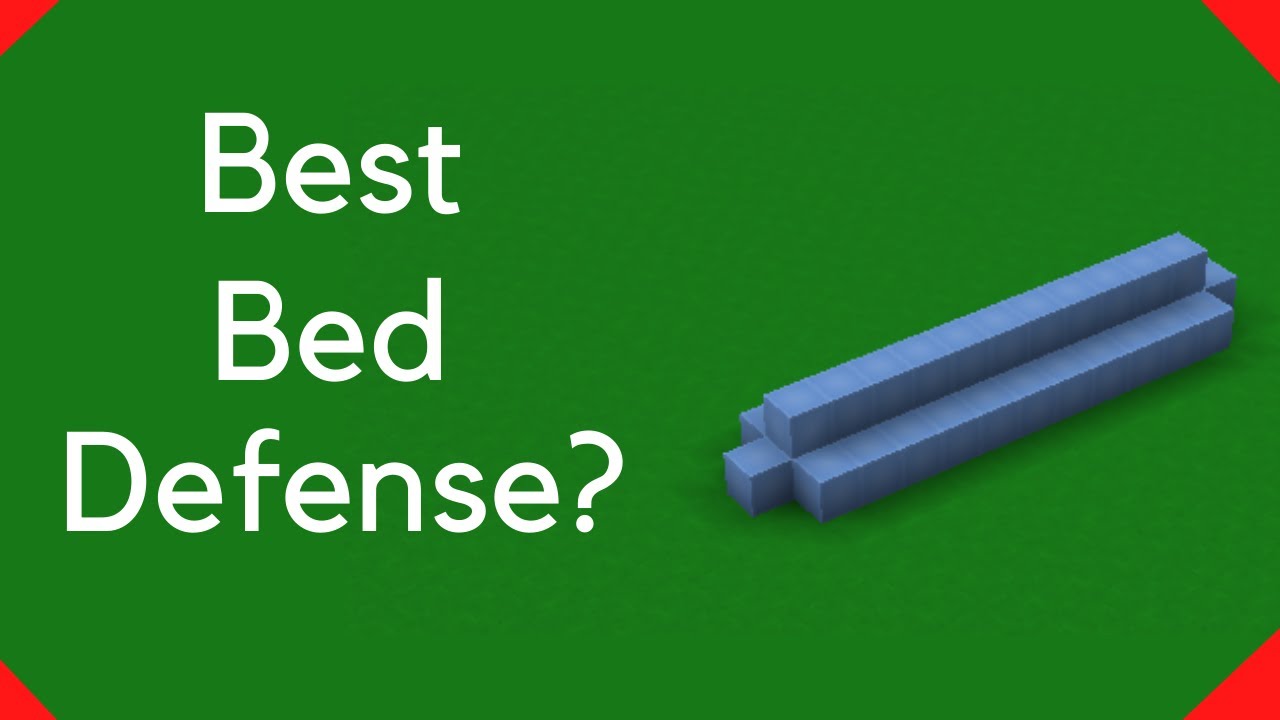 The BEST bed defense in Bedwars YouTube