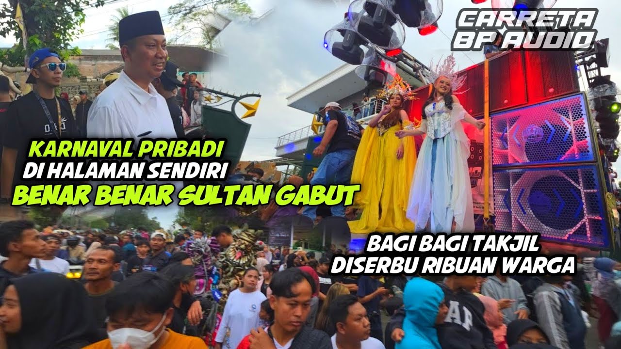 Keren🔥All Artis Pesona Gondanglegi didatangkan BP AUDIO buat bagi bagi Takjil diserbu ribuan Warga 