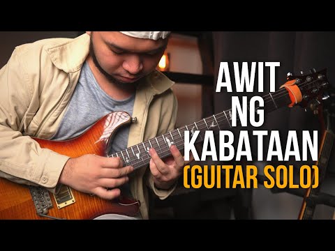 Awit ng Kabataan   Rivermaya Guitar Solo Cover