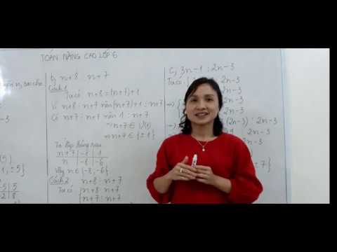 Video Toán 6 (nâng cao): Tìm số nguyên n sao cho 3n-1 chia... - youtube